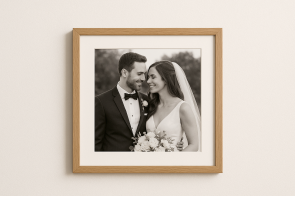 25x25 Tek Ahşap Çerçeve