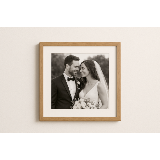 25x25 Tek Ahşap Çerçeve